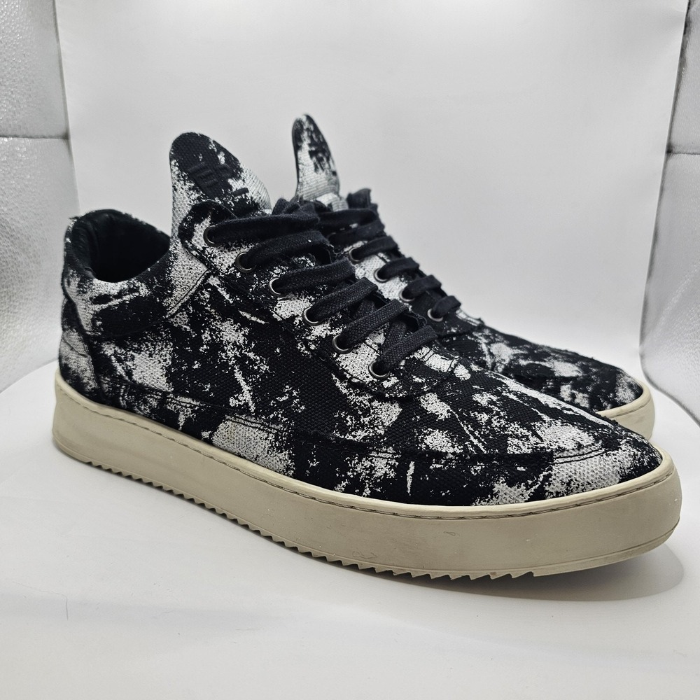 Filling Pieces Low Mondo Ripple Stroke Black Mens 11